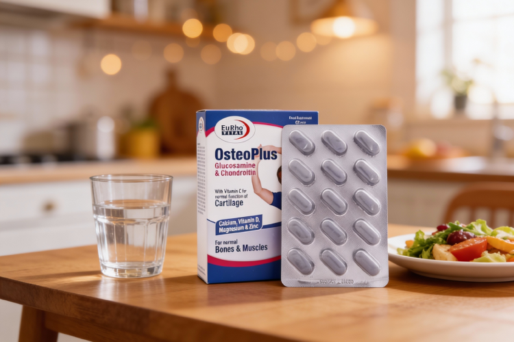 نحوه مصرف قرص استئوپلاس همراه با وعده غذایی